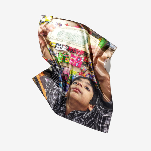 Pay The Man Silk Scarf